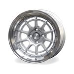 Jogo de Rodas Sport Aro 15" 4X100 - BA05 Prata Diamantada