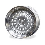 Jogo de Rodas Sport Aro 15" 4X100 - BA09 Prata Diamantada