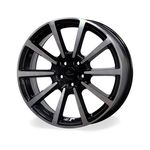 Jogo de Rodas Sport Aro 19" 4X100 - SP-20 Preta Diamantada