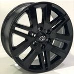 Jogo de Rodas Toyota Aro 20" 6x139 R72 - Nova Hilux - BLACK