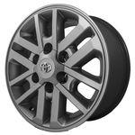 Jogo de Rodas Toyota Hilux 2012 Aro 17 X 7,0 6x139,7 ET23 R37 Grafite Fosco