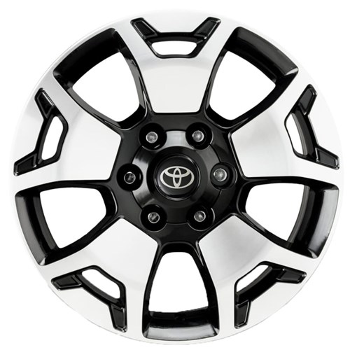 Jogo de Rodas Toyota Hilux Srx Aro 18 X 7,0 6X139,7 Et35 S11 Preto Diamantado