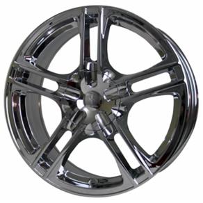 Jogo de Rodas Verde V36 Protocol Cromada Aro 17 X7 5X114/120 ET40