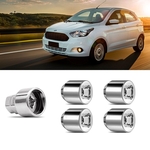 Jogo Porca Antifurto Ford Ka M12x1,5