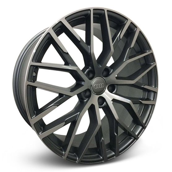 Jogo Roda Audi R8 2016 Aro 20 - Grafite Diamantada Roda R8 2016 Aro 20 - 5x112 Tala: 9,0 Off-Set: 30