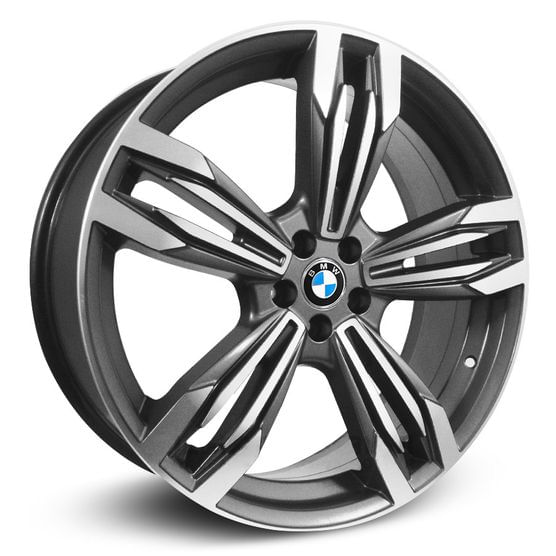 Jogo Roda KR R56 BMW M6 Aro 17 - Grafite Diamantada Roda R56 Aro 17 - 5x100 Tala: 7,0 Off-Set: 40