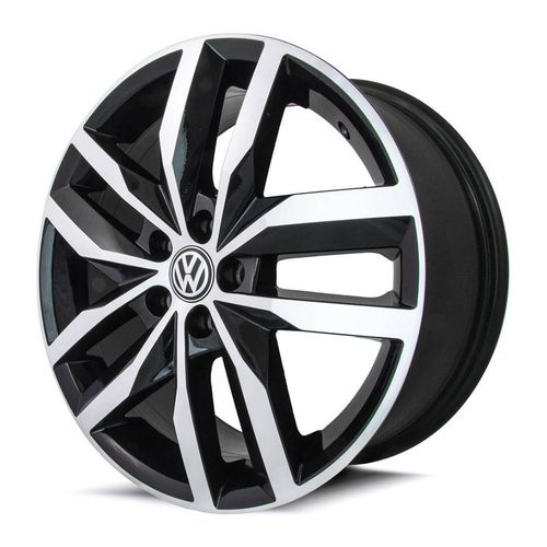 Jogo Rodas Kr R-46 Vw Golf Highline Aro 17 5x112 Acabamento Bd Tala 7 Et 41