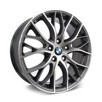 Jogo Rodas Kr R-54 Bmw 335i Biturbo Aro 17 5x120 Acabamento Gd Tala 7 Et 40