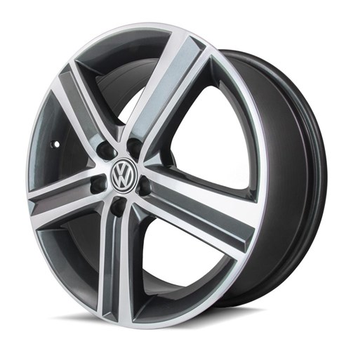 Jogo Rodas Kr R-65 Vw Fox Highline Aro 15 4x100 Acabamento Gd Tala 6 Et 43