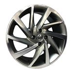 Jogo Rodas Kr R-93 Vw Polo 2018 Aro 20 5x112 Acabamento Gd Tala 7,5 Et 47