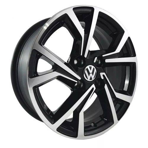 Jogo Rodas Kr R-94 Vw Golf Gti 2018 Aro 17 4x100 Acabamento Bd Tala 7 Et 38