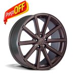 Jogo Rodas Volcano Monaco R 18 4x100 Bronze Fosco T7 Et35