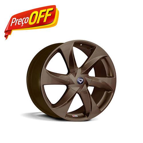 Jogo Rodas Volcano New Santorini R 18 5x100/5x108 Bronze F 7