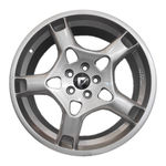 Jogo 4 Rodas Volcano Stuttgart Porsche Aro 17 5x100 Prata Tala 6 Et 40