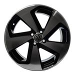 Jogo 4 Rodas Zunky Zk-650 Aro 15 5x100 Preto e Diamante Tala 6 Et 38