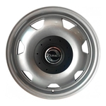 Jogo 4 Rodas Aro 17x7 Vw Eurovan T5 4x100 Prata Zk-680