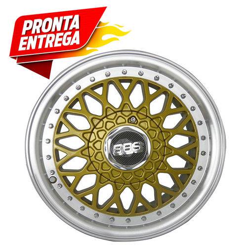 Jogo Rodas Zunky Zk-370 Bbs Aro 14 4x100/108 Dourado Diam T6