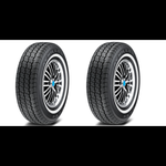 Kit 02 Pneus 205/75 R 14 C 9595 109 Achilles Faixa Branca