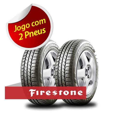 Kit 02 Pneus 175/65 R 14 - Multihawk 82T Firestone - Novo