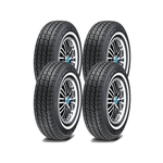 Kit 04 Pneus 205/75 R 14 C 9595 109S Achilles Faixa Branca