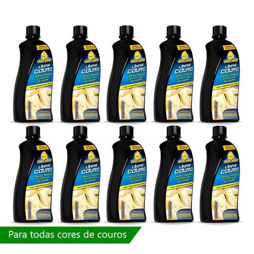 Kit 10 Limpa Couro 200ml Autoshine