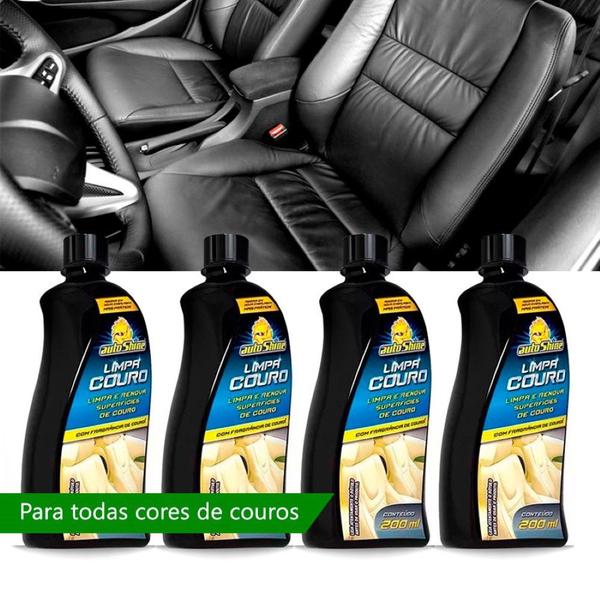 Kit 4 Limpa Couro 200ml Autoshine