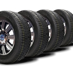 Kit 4 pneu aro 14 remold 185/65r14 strong (desenho goodyear)