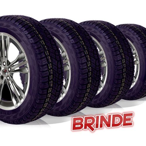 Kit 4 Pneu Aro 15 205/70r15 Atr Wemic Forlli Remold 5 Anos Garantia