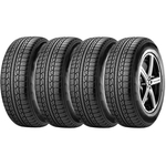 Kit 4 pneu aro 17 225/65r17 roda bem remold 5 anos garantia