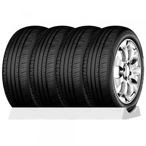 Kit 4 Pneu Continental 195/60r15 88h Contipowercontact Original Punto Peugeot 208