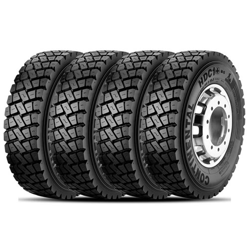 Kit 4 Pneu Continental Aro 22.5 275/80R22.5 149/146K Hdc1+