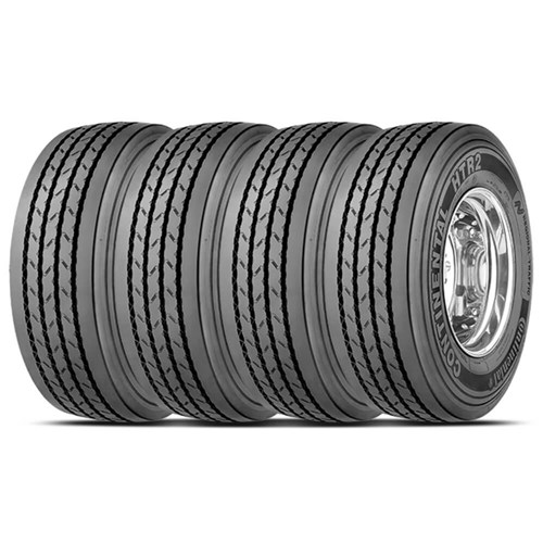 Kit 4 Pneu Continental Aro 22.5 385/65R22.5 160K Htr2 Us 20Pr