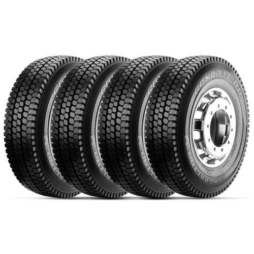 Kit 4 Pneu General Aro 22.5 295/80r22.5 Rd 152/148m Borrachudo