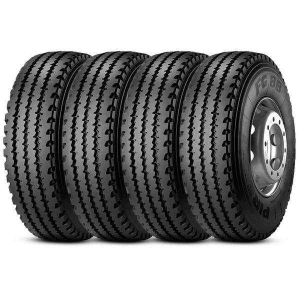 Kit 4 Pneu Pirelli Aro 22 11.00r22 Tt 150/146k Fg88