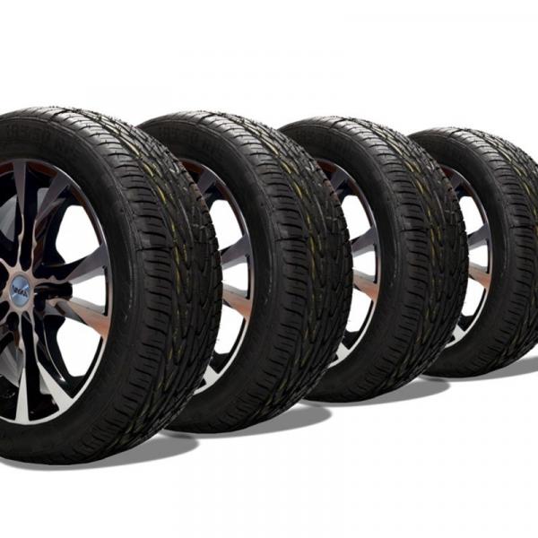 Kit 4 Pneu Remoldado Aro 15 195/50r15 Proxxis Cockstone