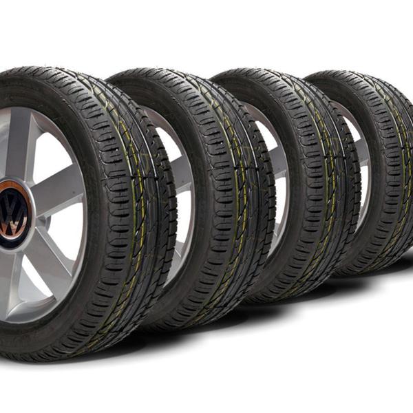 Kit 4 Pneu Remoldado Aro 16 205/55r16 Strong