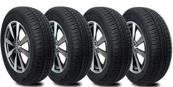 Kit 4 Pneus 185/65R15 Remoldado Am Plus