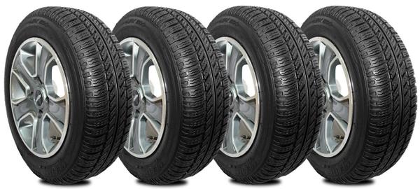 Kit 4 Pneus 185/70R14 Remoldado Wemic - Am Plus