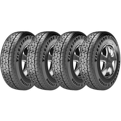 Kit 4 Pneus 185R14 Firestone CV5000 8 Lonas 102/100R