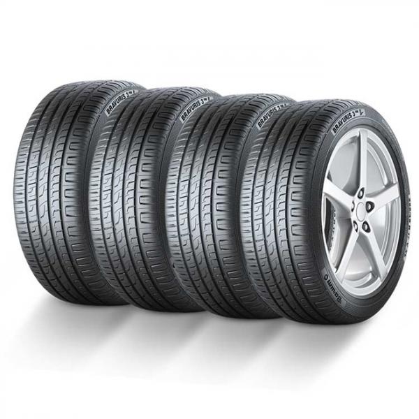 Kit 4 Pneus 195/55R15 Bravuris 3 HM Barum 85V