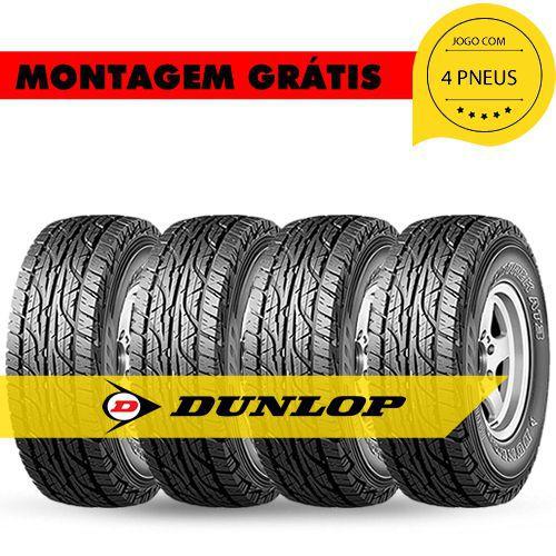 Kit 4 Pneus 245 75 R16 114s Grandtrek At3 Dunlop Silverado Wrangler Grand Blazer Scorpio Pickup - Gnr