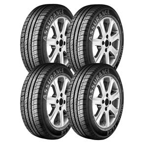 Kit 4 Pneus Aro 14 Goodyear Assurance 185/70 R14 88T - Preto