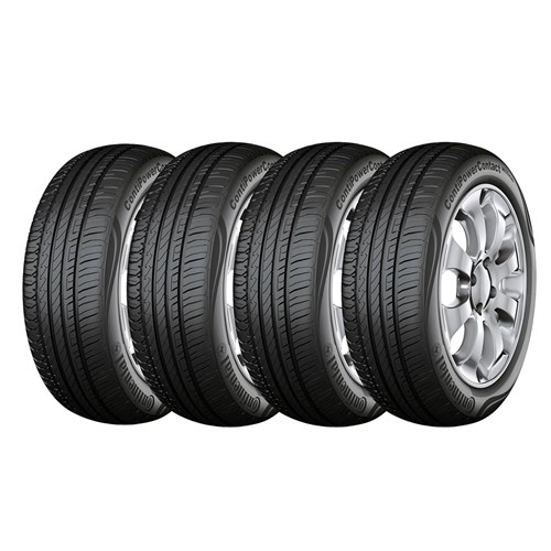 Kit 4 Pneus Aro 15 195/55R15 Continental Conti Power Contact 15493290000