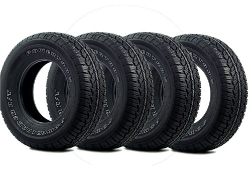 Kit 4 Pneus Auto Powertrac 265/70 R16 Powerlander A/T - Po312w1