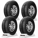 Kit 4 Pneus Bridgestone Aro 16 265/70R16 112S Dueler H/T 840 Caminhonete SUV Pick up