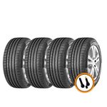 Kit 4 Pneus Continental Aro 15 185/65r15 Contipremiumcontact 5 88h + Válvulas