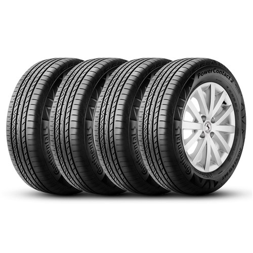 Kit 4 Pneus Continental Aro 13 175/70R13 82T Powercontact 2