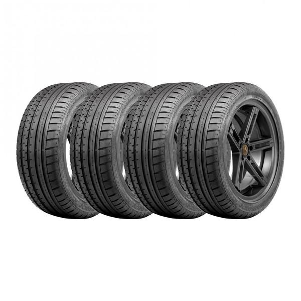 Kit 4 Pneus Continental Aro 17 225/45r17 Contisportcontact 2 Run Flat 91w