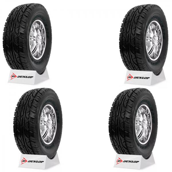 Kit 4 Pneus Dunlop Aro 15 31X10.50R15 109S AT3 Caminhonete Pick-Up SUV