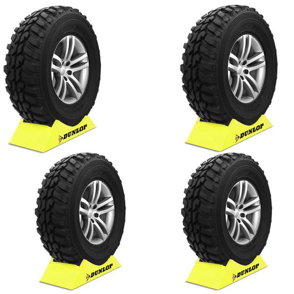 Kit 4 Pneus Dunlop Aro 16 265/70R16 112Q GRANDTREK MT2 Wide Caminhonete Pick-Up SUV